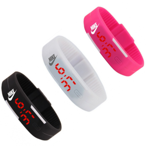 Pulseira relógio Nike ideal para revender para quem pratica esportes.